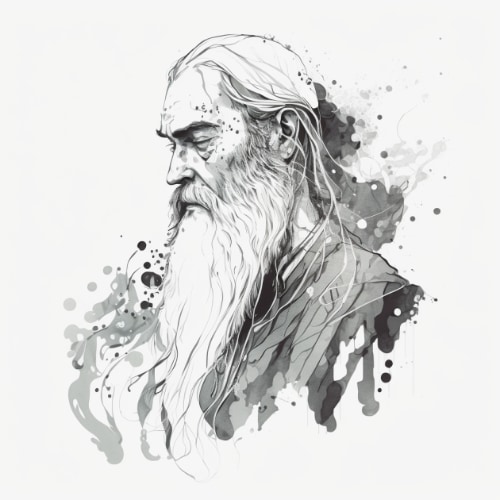 albus-dumbledore-art-style-of-kaethe-butcher