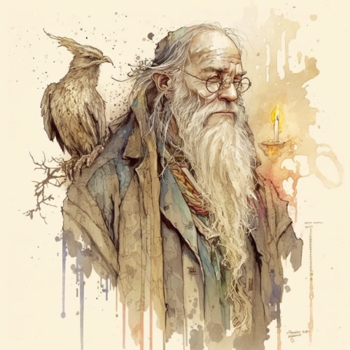 albus-dumbledore-art-style-of-michael-kaluta