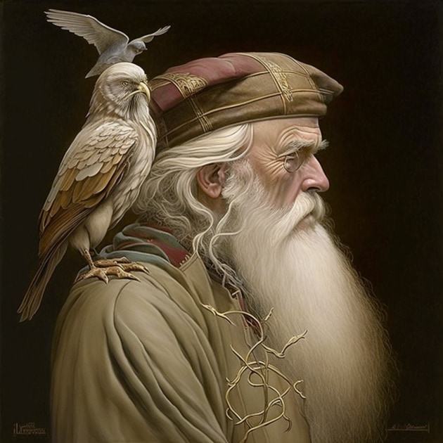 albus-dumbledore-art-style-of-michael-parkes