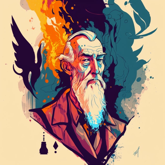 albus-dumbledore-art-style-of-steve-ditko