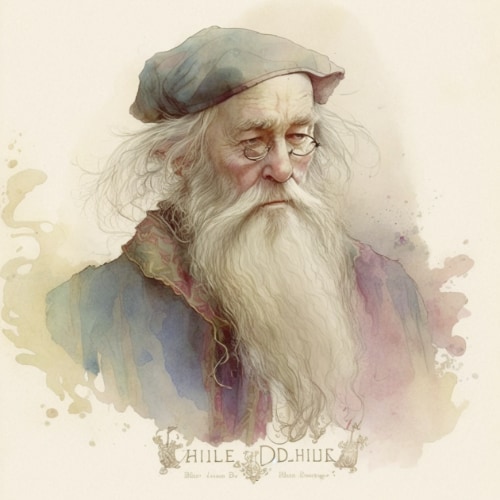 albus-dumbledore-art-style-of-warwick-goble