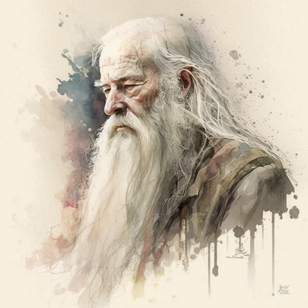 albus-dumbledore-art-style-of-william-timlin