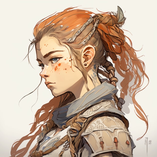 aloy-art-style-of-akihiko-yoshida