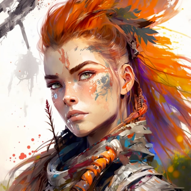 aloy-art-style-of-yoshitaka-amano