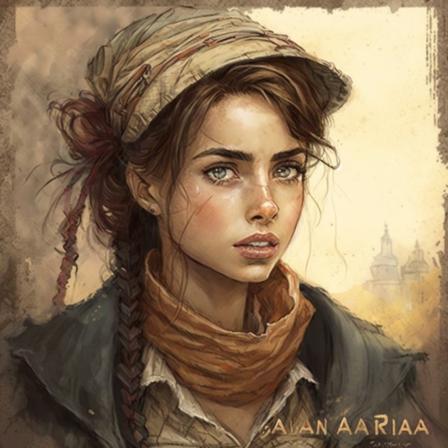 ana-de-armas-art-style-of-anton-pieck