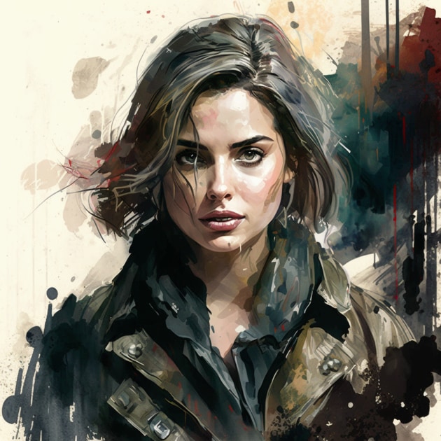 ana-de-armas-art-style-of-alex-maleev