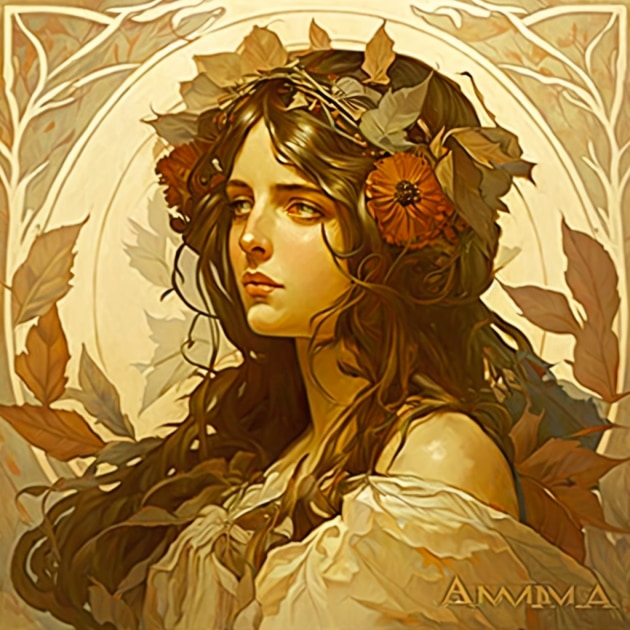 ana-de-armas-art-style-of-alphonse-mucha