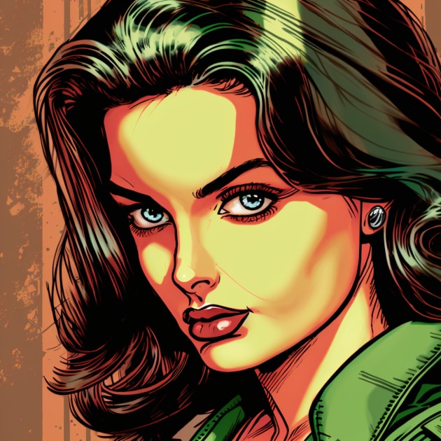 ana-de-armas-art-style-of-jack-kirby