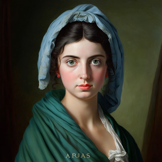 ana-de-armas-art-style-of-jacques-louis-david