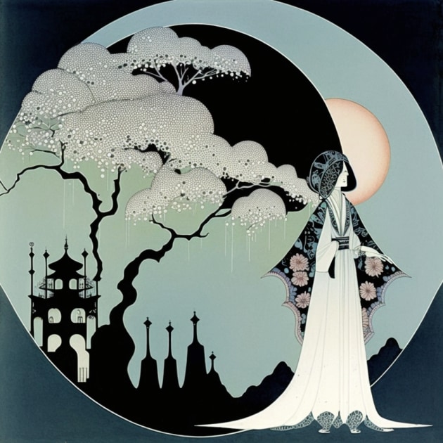 ana-de-armas-art-style-of-kay-nielsen