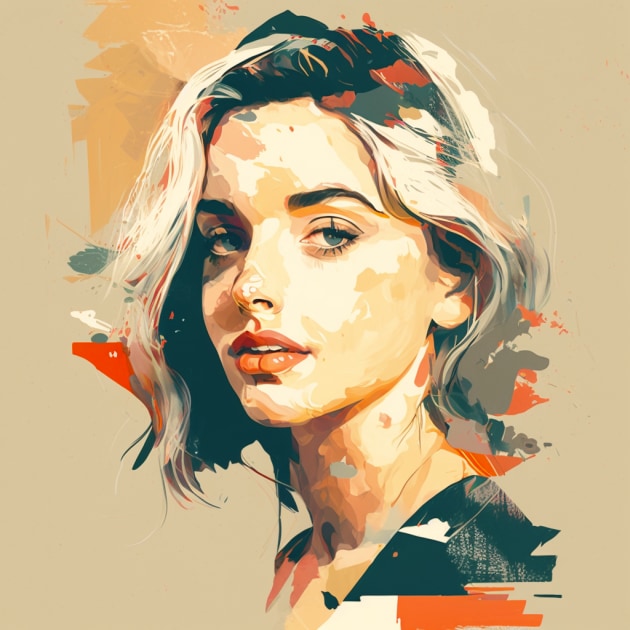 ana-de-armas-art-style-of-keith-negley