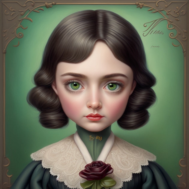 ana-de-armas-art-style-of-mark-ryden