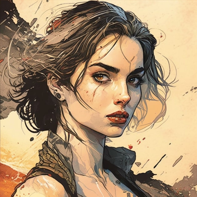 ana-de-armas-art-style-of-michael-kaluta