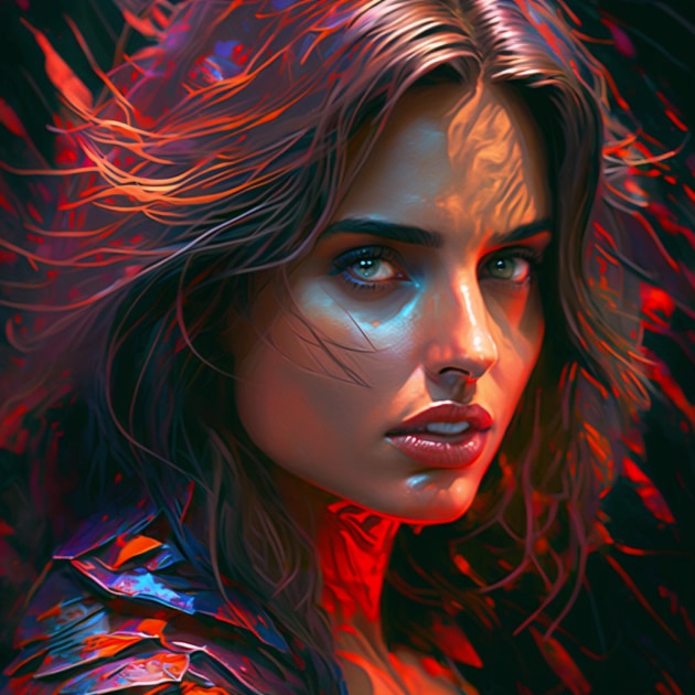 ana-de-armas-art-style-of-philippe-druillet