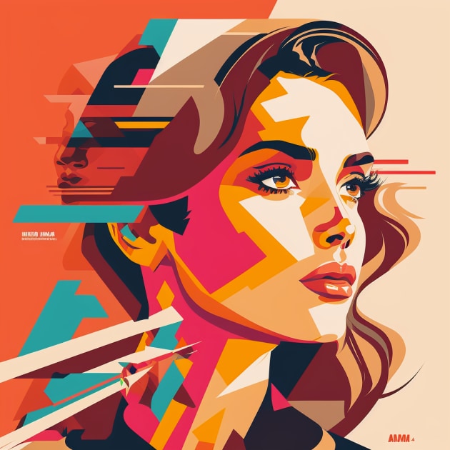 ana-de-armas-art-style-of-tom-whalen