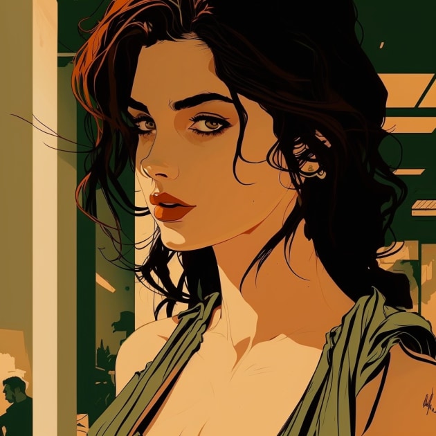 ana-de-armas-art-style-of-tomer-hanuka