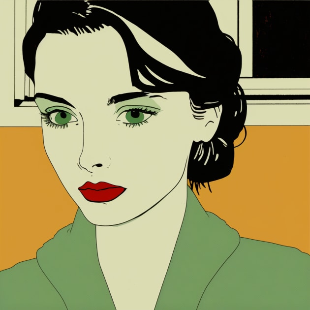 ana-de-armas-art-style-of-toshio-saeki