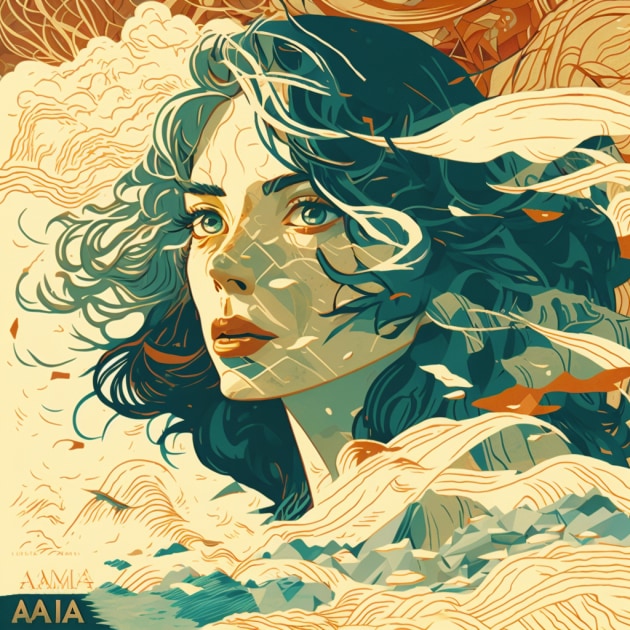 ana-de-armas-art-style-of-victo-ngai