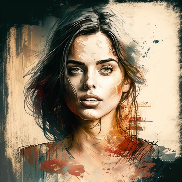 ana-de-armas-art-style-of-william-timlin