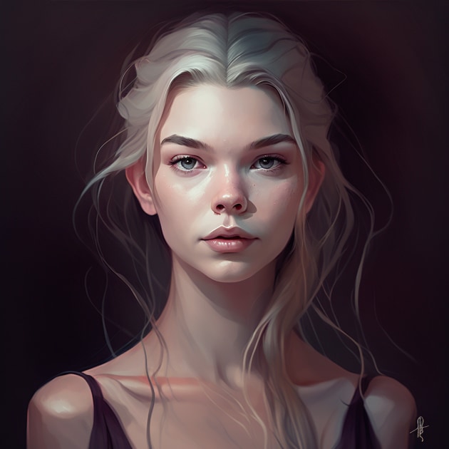 anya-taylor-joy-art-style-of-charlie-bowater