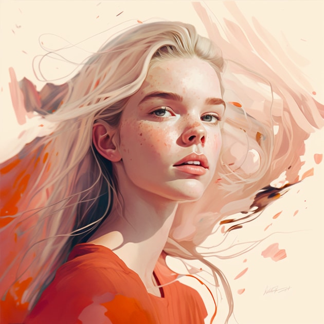 anya-taylor-joy-art-style-of-coby-whitmore