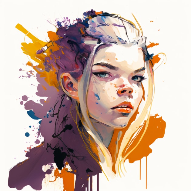 anya-taylor-joy-art-style-of-eric-canete