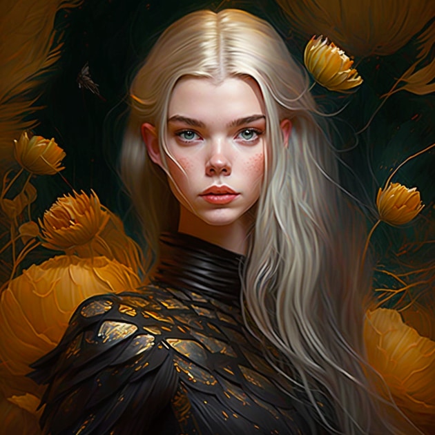 anya-taylor-joy-art-style-of-karol-bak