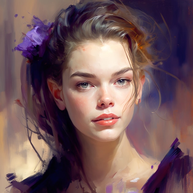 anya-taylor-joy-art-style-of-pino-daeni