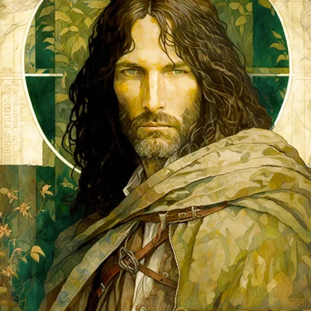 aragorn-art-style-of-elizabeth-shippen-green