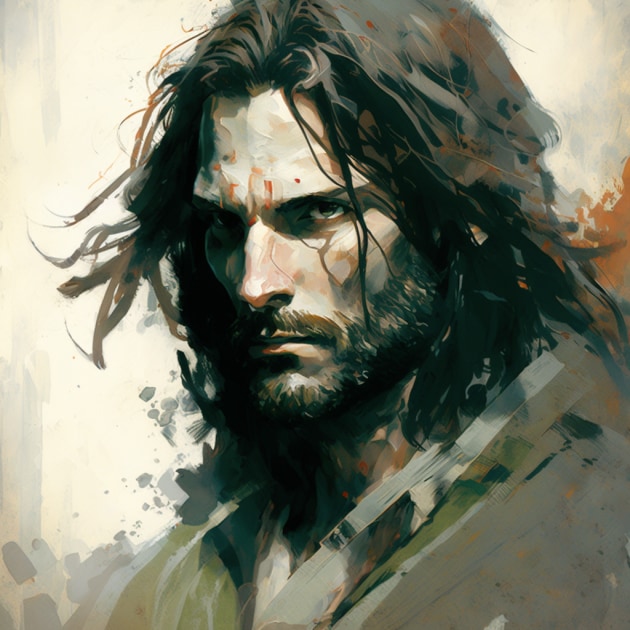 aragorn-art-style-of-jeffrey-catherine-jones