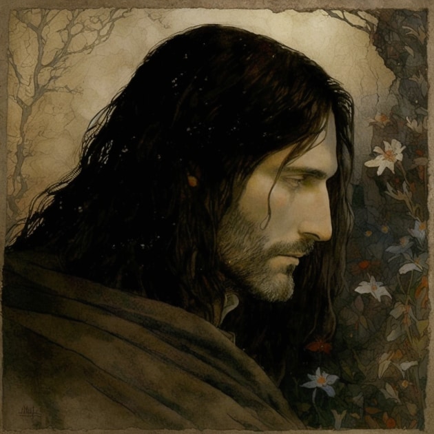 aragorn-art-style-of-john-bauer