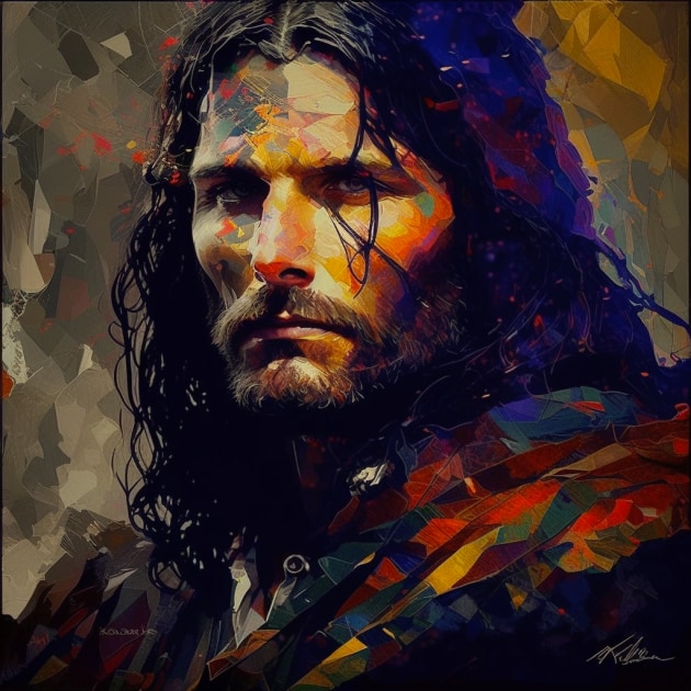 aragorn-art-style-of-leon-bakst