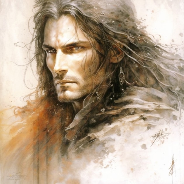 aragorn-art-style-of-luis-royo