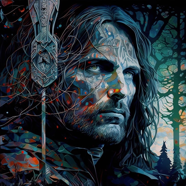 aragorn-art-style-of-philippe-druillet