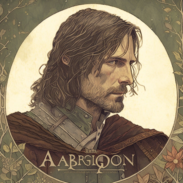 aragorn-art-style-of-randolph-caldecott