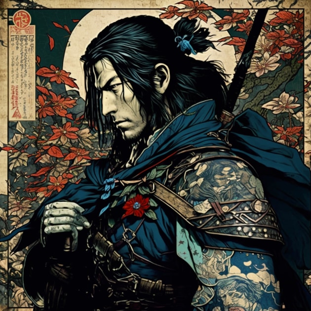 aragorn-art-style-of-utagawa-kuniyoshi