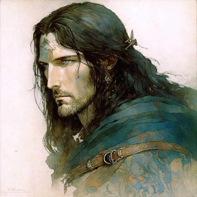 aragorn-art-style-of-warwick-goble