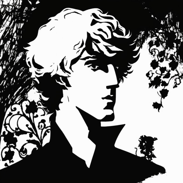 armin-arlert-art-style-of-aubrey-beardsley