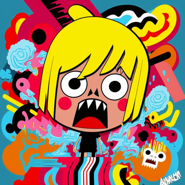 armin-arlert-art-style-of-jon-burgerman