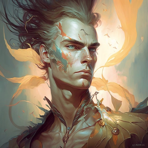 armin-arlert-art-style-of-peter-mohrbacher