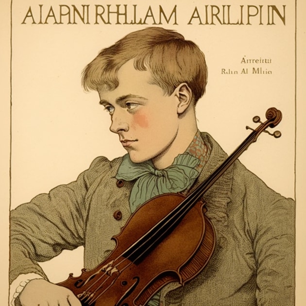 armin-arlert-art-style-of-randolph-caldecott