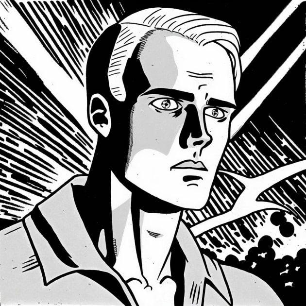 armin-arlert-art-style-of-steve-ditko