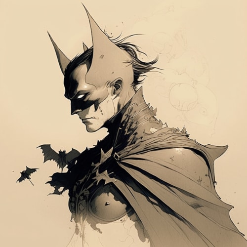 batman-art-style-of-claire-wendling