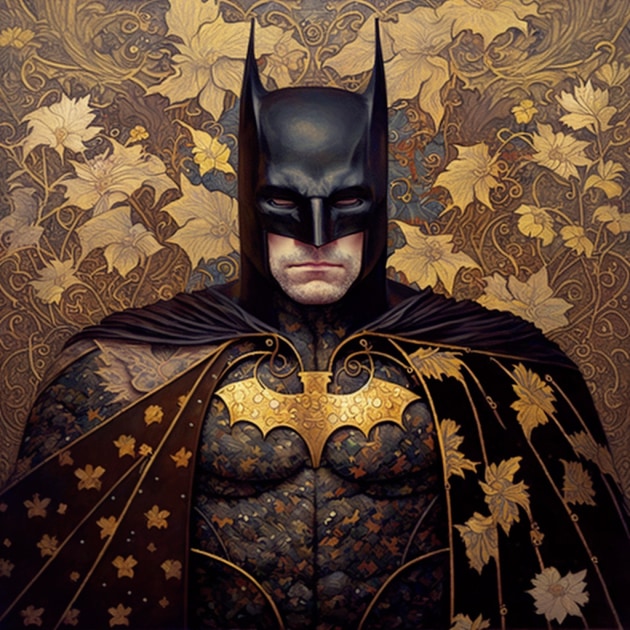 batman-art-style-of-gustav-klimt