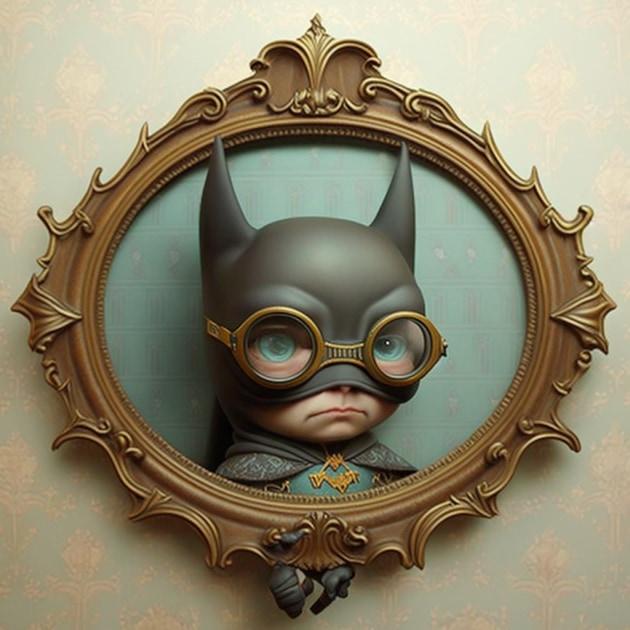 batman-art-style-of-mark-ryden