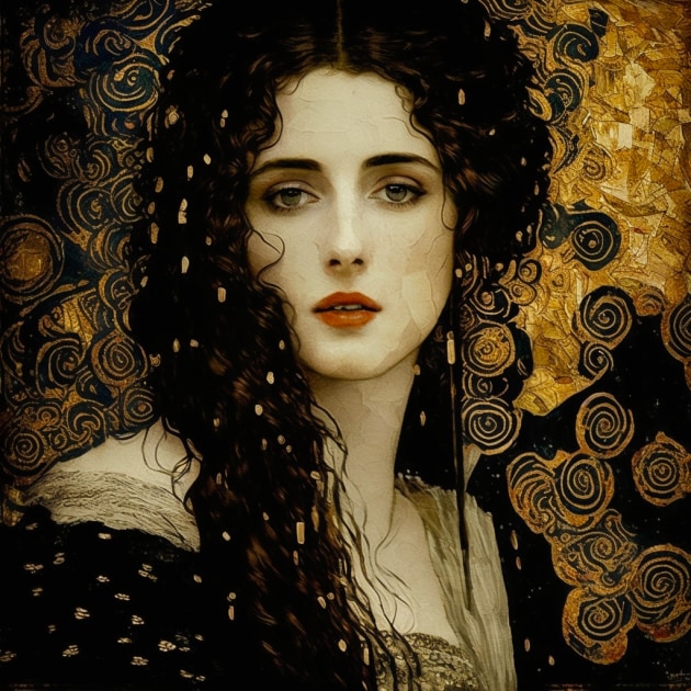 bella-swan-art-style-of-gustav-klimt