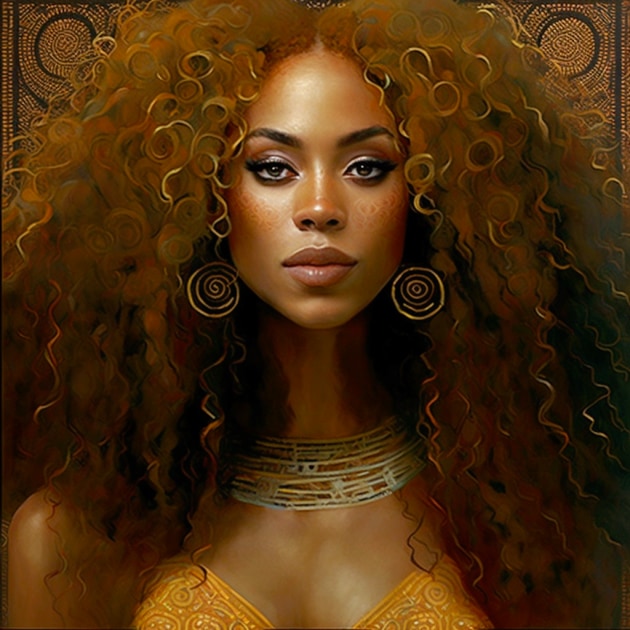 beyonce-art-style-of-gustav-klimt