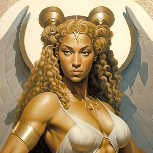 beyonce-art-style-of-michael-parkes