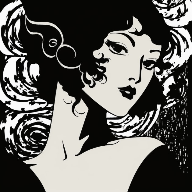 boa-hancock-art-style-of-aubrey-beardsley