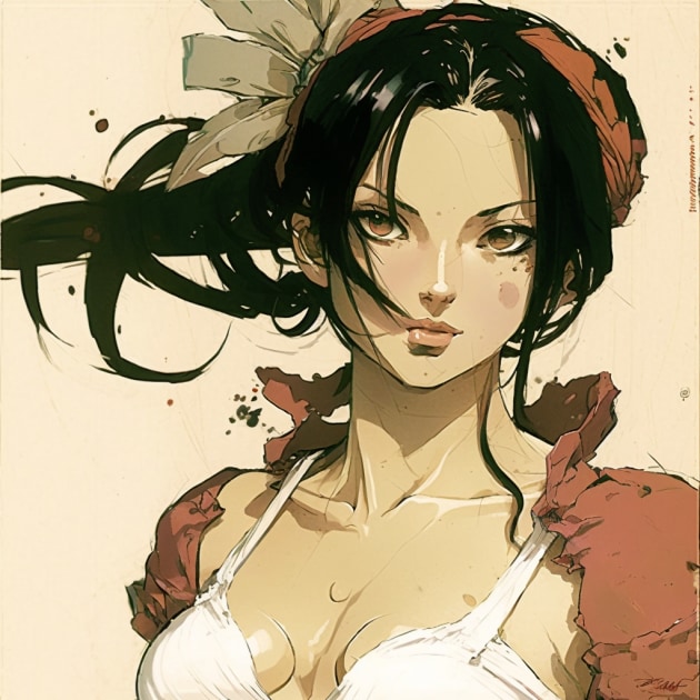 boa-hancock-art-style-of-claire-wendling